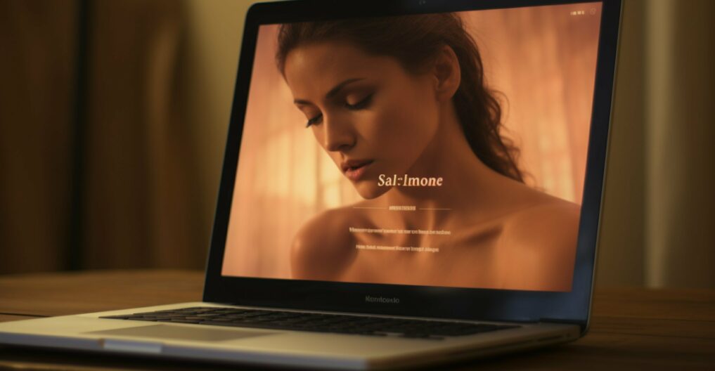 Serene Beauty Laptop Display