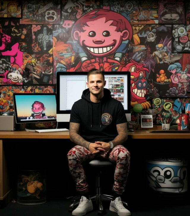 Creative Maestro in Eclectic Studio